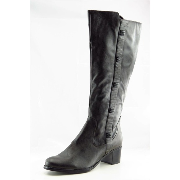Bass Boot Sz 11 M Campus‎ Round Toe Gray Synthetic Women - Picture 1 of 8